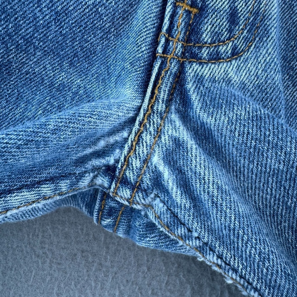 Vintage Levis Jeans Mens 34 (Fits 30x24) 501 XX Cropped Made in USA - Picture 5 of 16